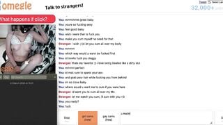 Sexy Omegle Girl Strips Down And Moans
