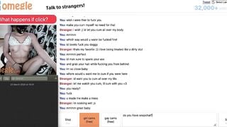 Sexy Omegle Girl Strips Down And Moans