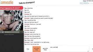 Sexy Omegle Girl Strips Down And Moans