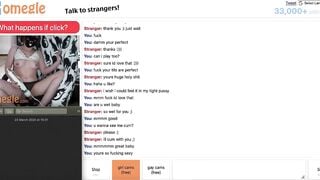 Sexy Omegle Girl Strips Down And Moans