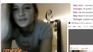 Incredible 19 Year Old Blonde On Omegle