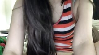 Cute Teen Shows Hairy Pussy And Ass On Webcam