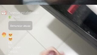 Brazilian girl showing me her big tits