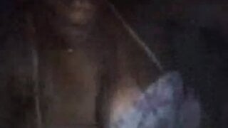 Brazilian girl showing me her big tits