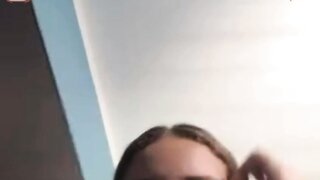 Brazilian teen shows tits