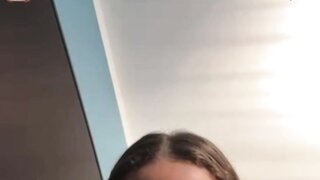 Brazilian teen shows tits