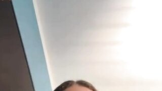 Brazilian teen shows tits