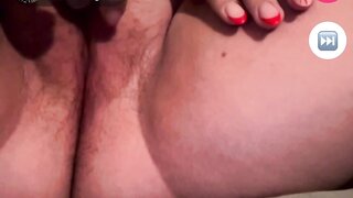 Chubby girl on monkey app fingering/flashing