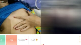 Indonesian Slut Show in Ometv