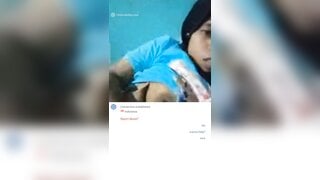Indonesian girl showing boobs