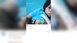 Indonesian girl showing boobs