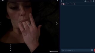 Milf Fingers her pussy and talks dirty