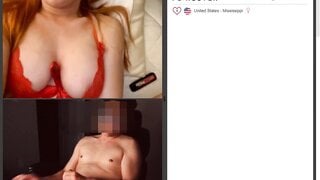 red head sucks and fucks dildo (no audio)