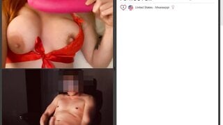 red head sucks and fucks dildo (no audio)