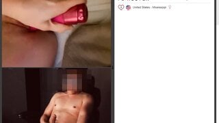 red head sucks and fucks dildo (no audio)