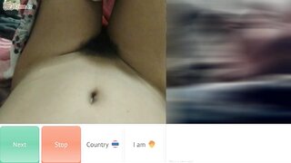 Hairy Thai Girl Masturbating on Ometv