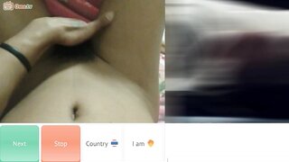 Hairy Thai Girl Masturbating on Ometv