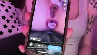 Sexy bitch shows picture and video