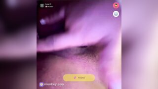 Horny monkay app girl play pussy