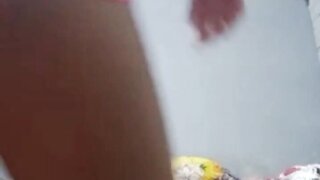 Brazilian slut twerking without clothes and figering her pussy