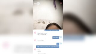 Brazilian white slut showed her pussy and boobs with no shame