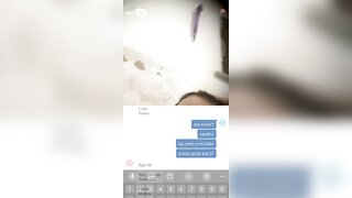 Brazilian white slut showed her pussy and boobs with no shame