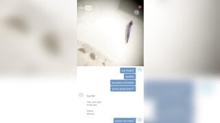 Brazilian white slut showed her pussy and boobs with no shame