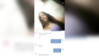 Brazilian white slut showed her pussy and boobs with no shame