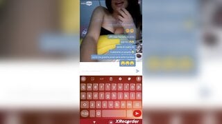 Minichat / Chilean girl helps me cum in her mouth and tits
