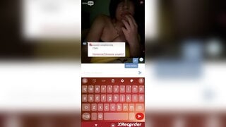 Minichat / Chilean girl helps me cum in her mouth and tits