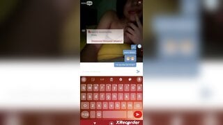 Minichat / Chilean girl helps me cum in her mouth and tits