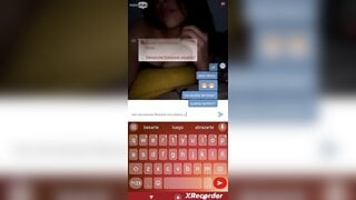 Minichat / Chilean girl helps me cum in her mouth and tits