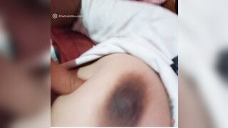 Argentinian teen shows her tits and tongue