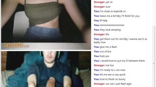 Blue eyes teen cutiie flashes tits