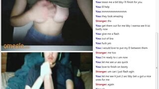 Blue eyes teen cutiie flashes tits