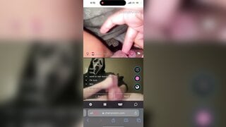 Horny teen loves to play with masked man’s big cock