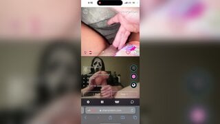 Horny teen loves to play with masked man’s big cock