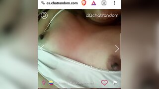 Colombian teen show pussy and tits