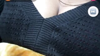 Girl with big boobs on Monkey App