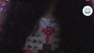 Girl helps by showing her lovely boobs on Monkey app