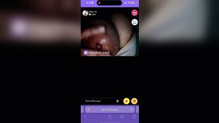 Big Indian boobs and nipples on Monkey App