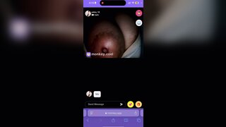 Big Indian boobs and nipples on Monkey App