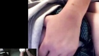 Nerdy, Chubby Teen with Big Tits Flashes Kingdickflash