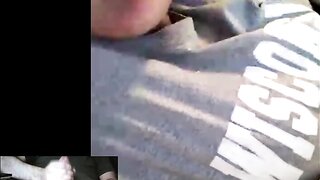 Nerdy, Chubby Teen with Big Tits Flashes Kingdickflash