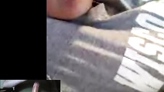 Nerdy, Chubby Teen with Big Tits Flashes Kingdickflash