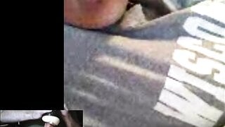 Nerdy, Chubby Teen with Big Tits Flashes Kingdickflash