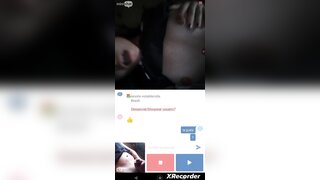 Minichat / Brazilian helps me finish and shows her tongue