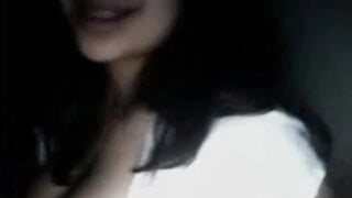 Malaysian girl fucks herself with a bottle