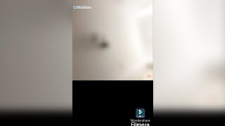 Horny skinny brazilian 18 teen tries to masturbe herself