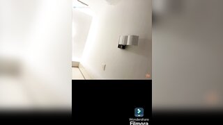 Horny skinny brazilian 18 teen tries to masturbe herself